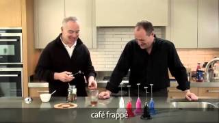 How to make a frappé coffee using an aerolatte milk frother [upl. by Nacul201]