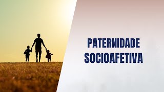 Paternidade socioafetiva [upl. by Atwekk]