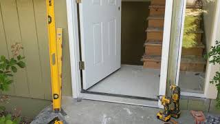 Jeld Wen Front Door Installation  Really crappy products and craftsmanship PART 1 [upl. by Jeraldine63]