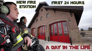 First 24 Hours in a New Fire Station  A Day in the Life [upl. by Elletnuahc]