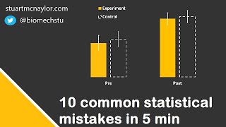 Ten Statistical Mistakes in 5 Min [upl. by Marcia]