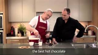 How to make a hot chocolate using an aerolatte milk frother [upl. by Kiryt584]