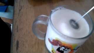 Aerolatte Review Frothing Cold Milk In Under 1 Minute [upl. by Meridel]